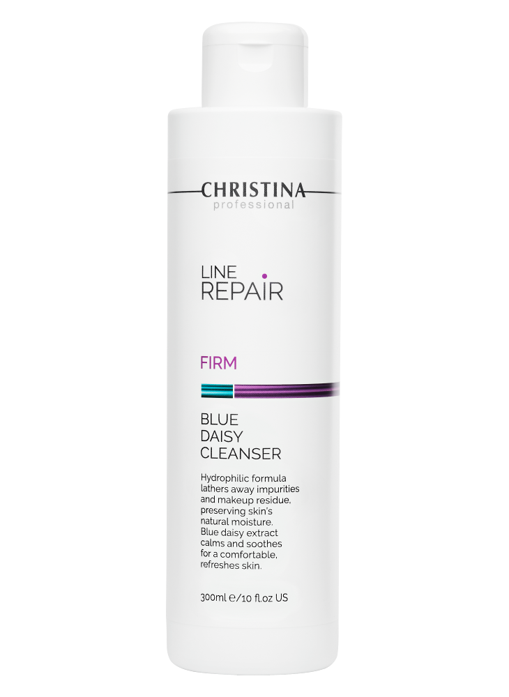 CHRISTINA  Line Repair Firm Blue Daisy Cleanser - гидрофильный гель «Голубая маргаритка», 300 мл.