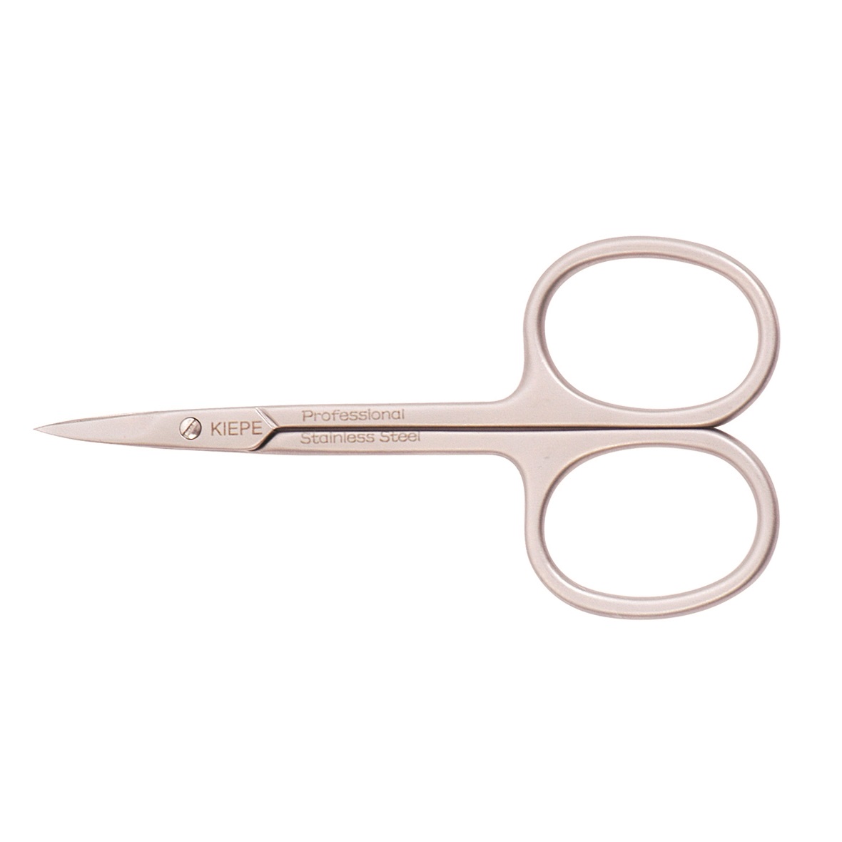 Kiepe Cuticle Scissors - Stainless Steel - ножницы "CRONO" для ногтей, с узким изогнутым полотном, 3,5 мм.