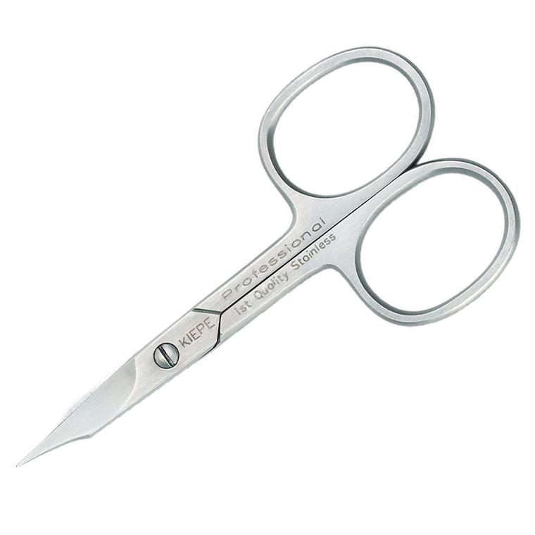 Kiepe Nail Scissors - ножницы для ногтей широкие с узкими кончиками, изогнутые, матовые. 