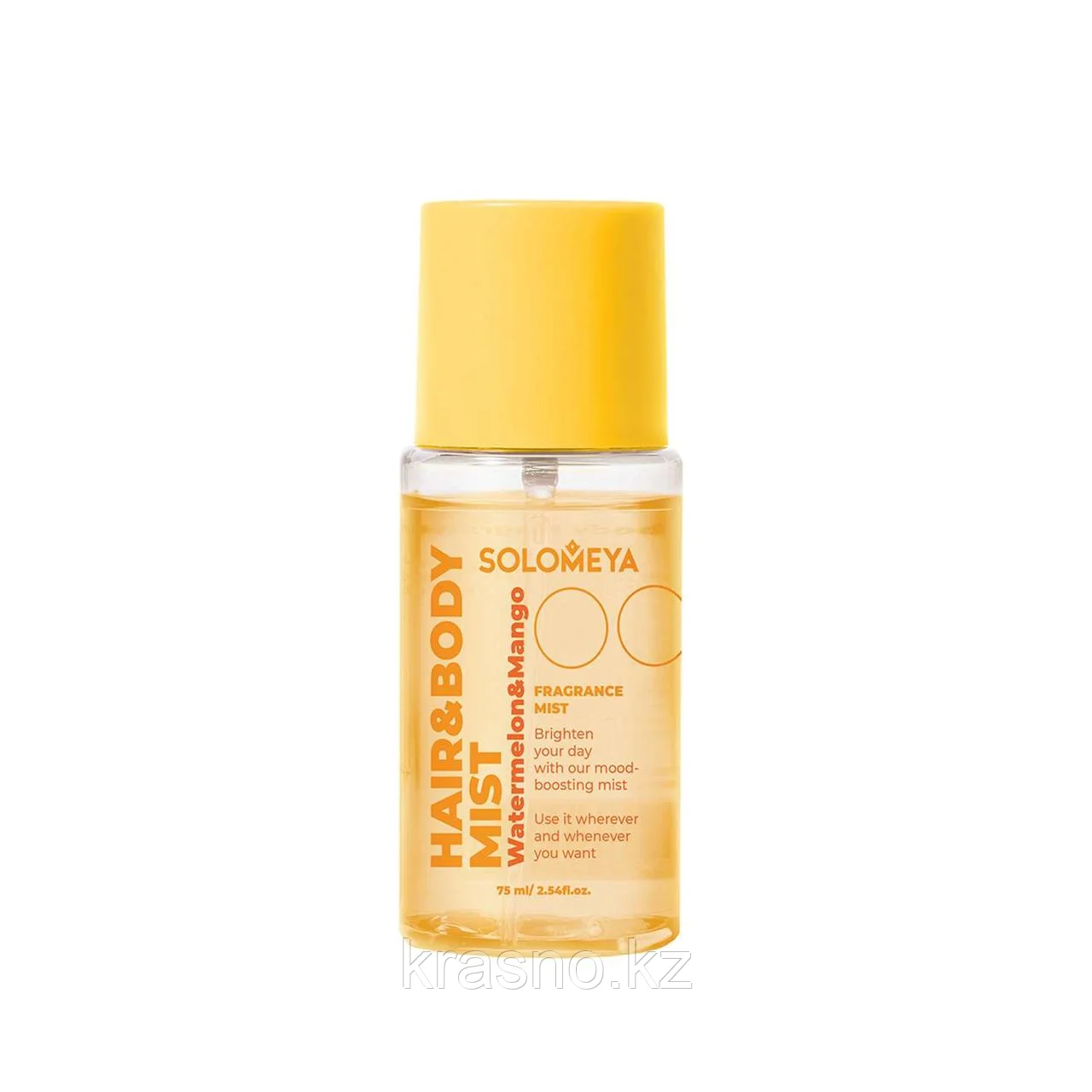 Solomeya Hair&body Fragrance mist Watermelon&Mango / Парфюмированный мист для волос и тела Арбуз и Манго, 75 мл