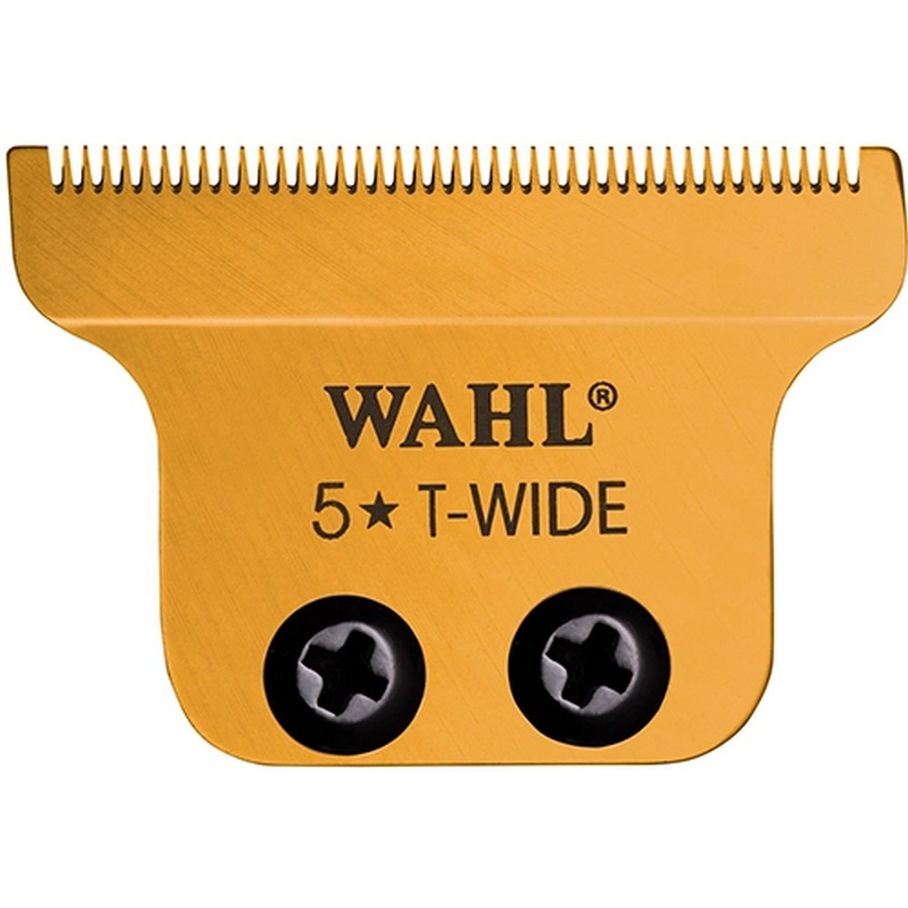 Ножевой блок Wahl — Gold T-Wide Blade 0,4 мм, титановое и DLC-покрытие для Detailer Li Gold (арт. 02215-716)