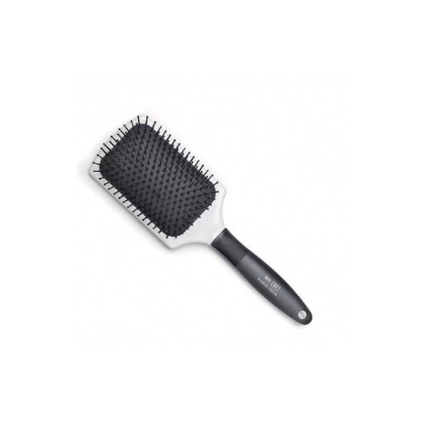 Kiepe Brush Wavy Cushion Nano Tech 8,0 X 11,5 Cm - расческа на резиновой основе, пластиковые зубчики с антистатическим и антибактериальным покрытием, 13 рядов.