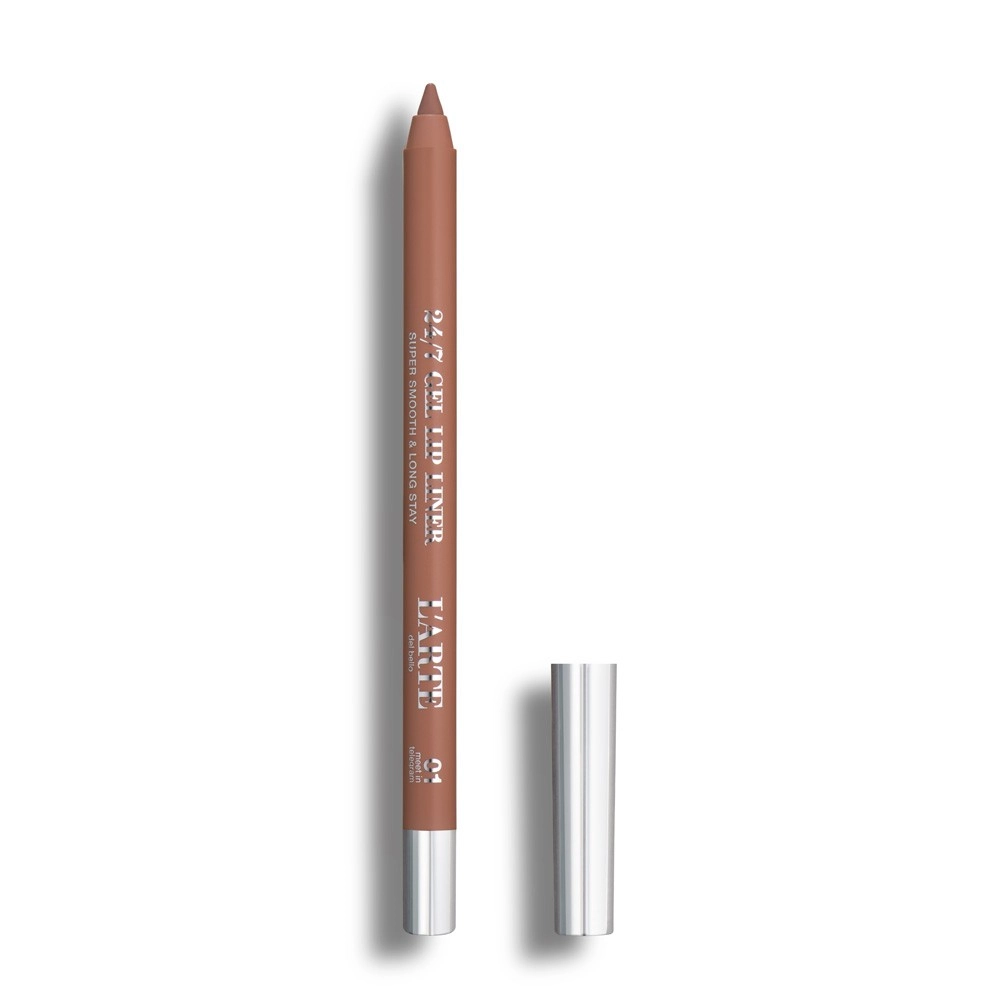 Гелевый карандаш для губ устойчивый 24/7 Gel Lip Liner, 01 meet in telegram L'arte del bello