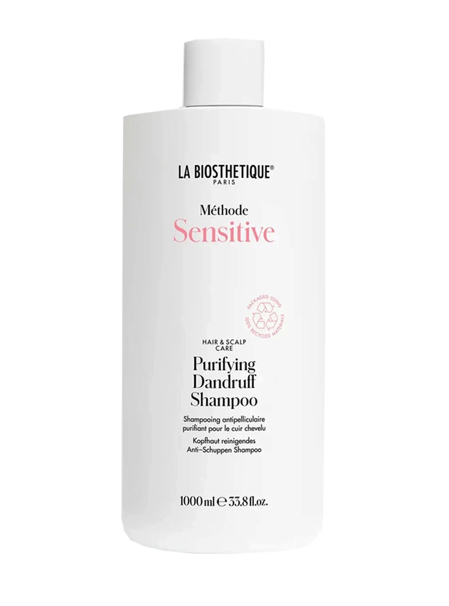 La Biosthetique Methode Sensitive Purifying Dandruff Shampoo - шампунь для чувствительной кожи головы, 1000 мл.