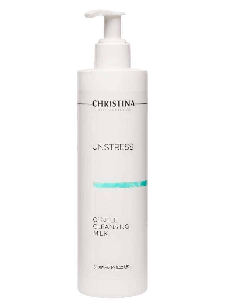 CHRISTINA Unstress Gentle Cleansing Milk - нежное очищающее молочко, 300 мл.