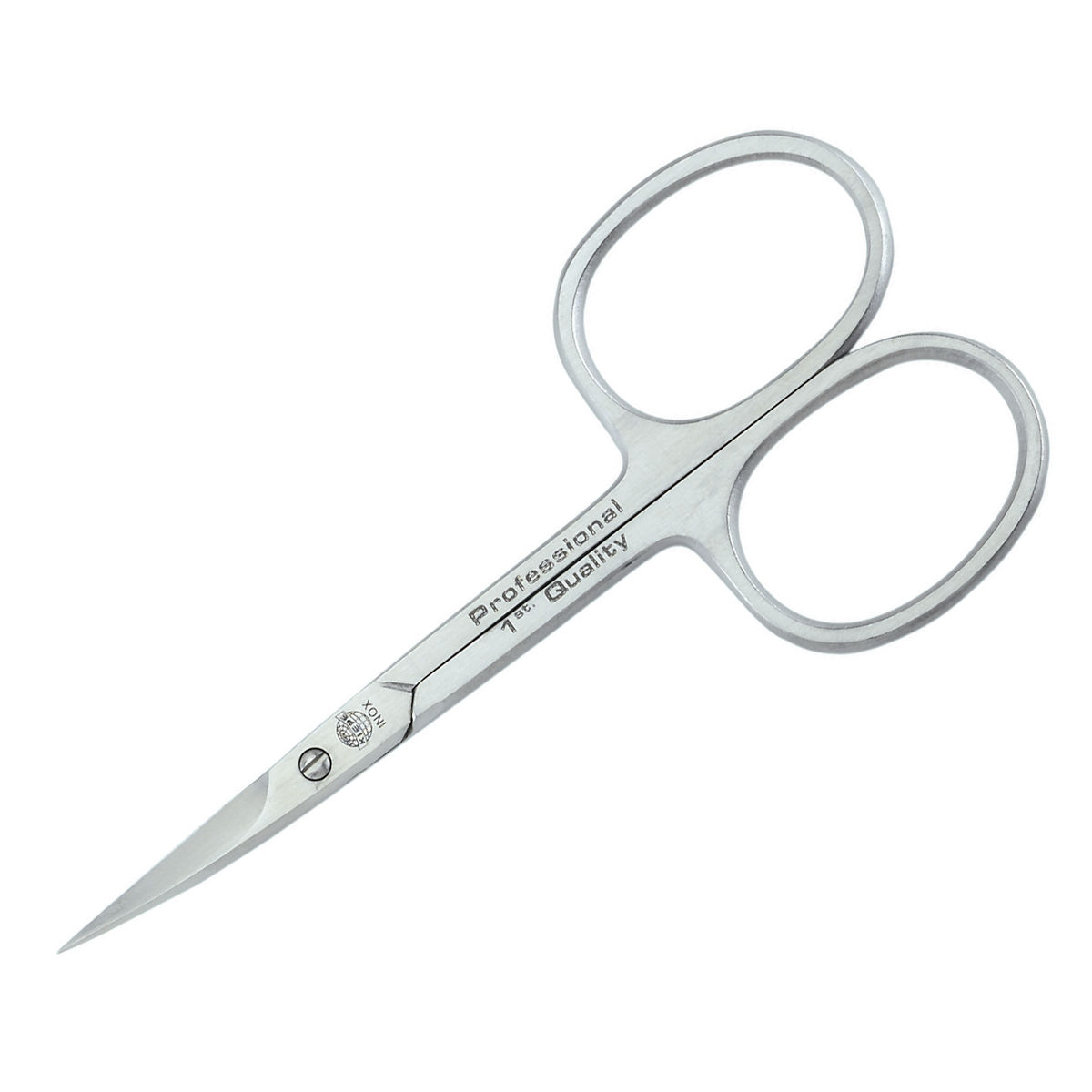Kiepe Cuticle Scissors Stainless Steel - ножницы для ногтей узкие изогнутые, матовые.