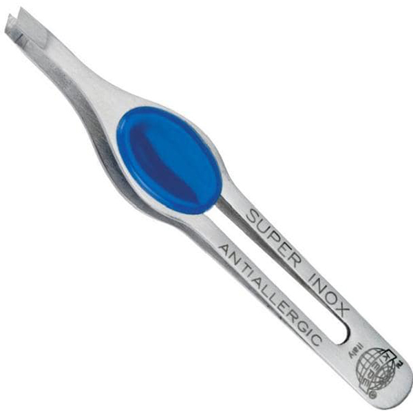 Kiepe Ergo Tech Tweezers Ss Steel Satin - пинцет эргомонный со скошеными широкими кончиками, 3,9 мм.