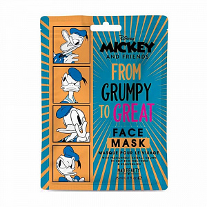 Тканевая маска для лица Disney - Donald duck освежающая и омолаживающая 25 мл. (арт. DM&F-FG2650-12)