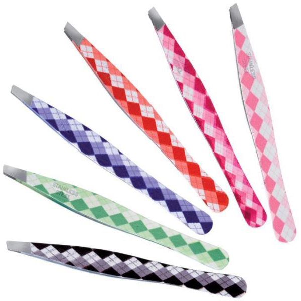 Kiepe Tweezers Scottisk - пинцет, со скошенными кончиками, эмалированный, 3,7.