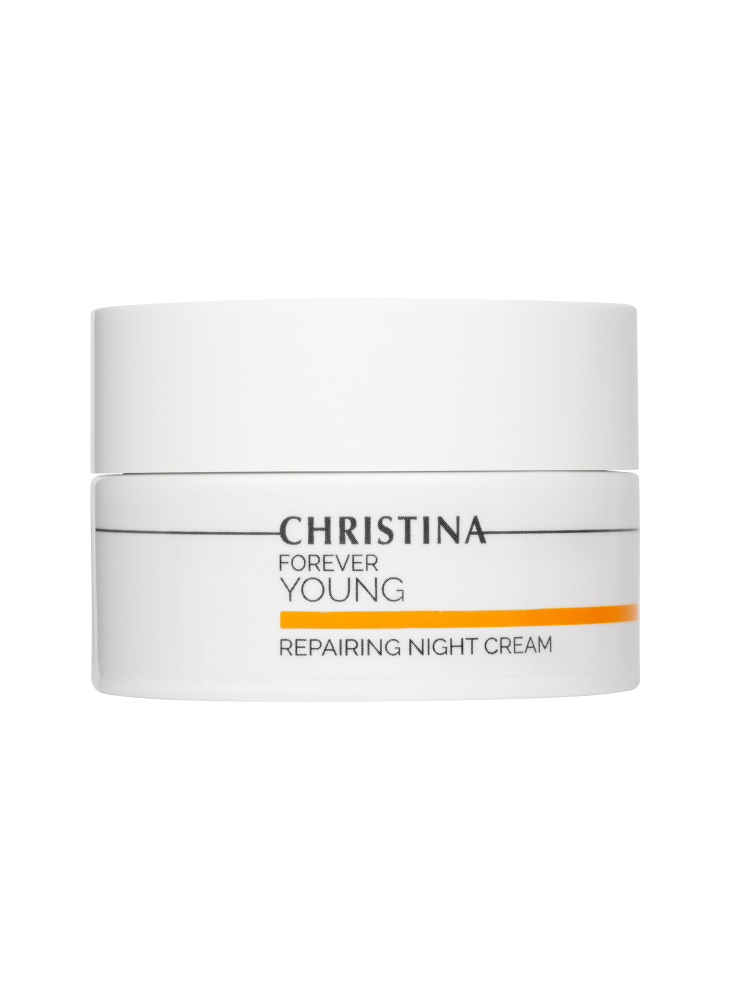НОЧНОЙ КРЕМ ДЛЯ ЛИЦА FOREVER YOUNG REPAIRING NIGHT CREAM С МАСЛАМИ ШИ, ОЛИВЫ И АВОКАДО 50 МЛ 