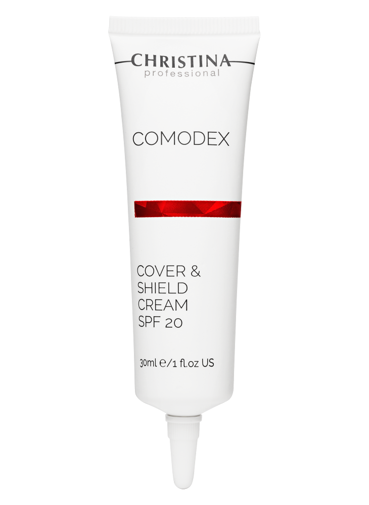 CHRISTINA Comodex Cover & Shield Cream SPF 20 - защитный крем с тоном SPF 20, 30 мл.