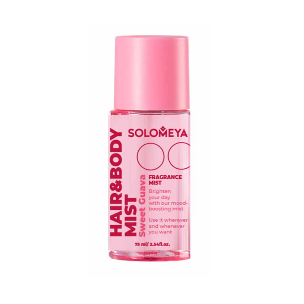 Solomeya Hair&body Fragrance mist Sweet Guava / Парфюмированный мист для волос и тела Сладкая Гуава, 75 мл