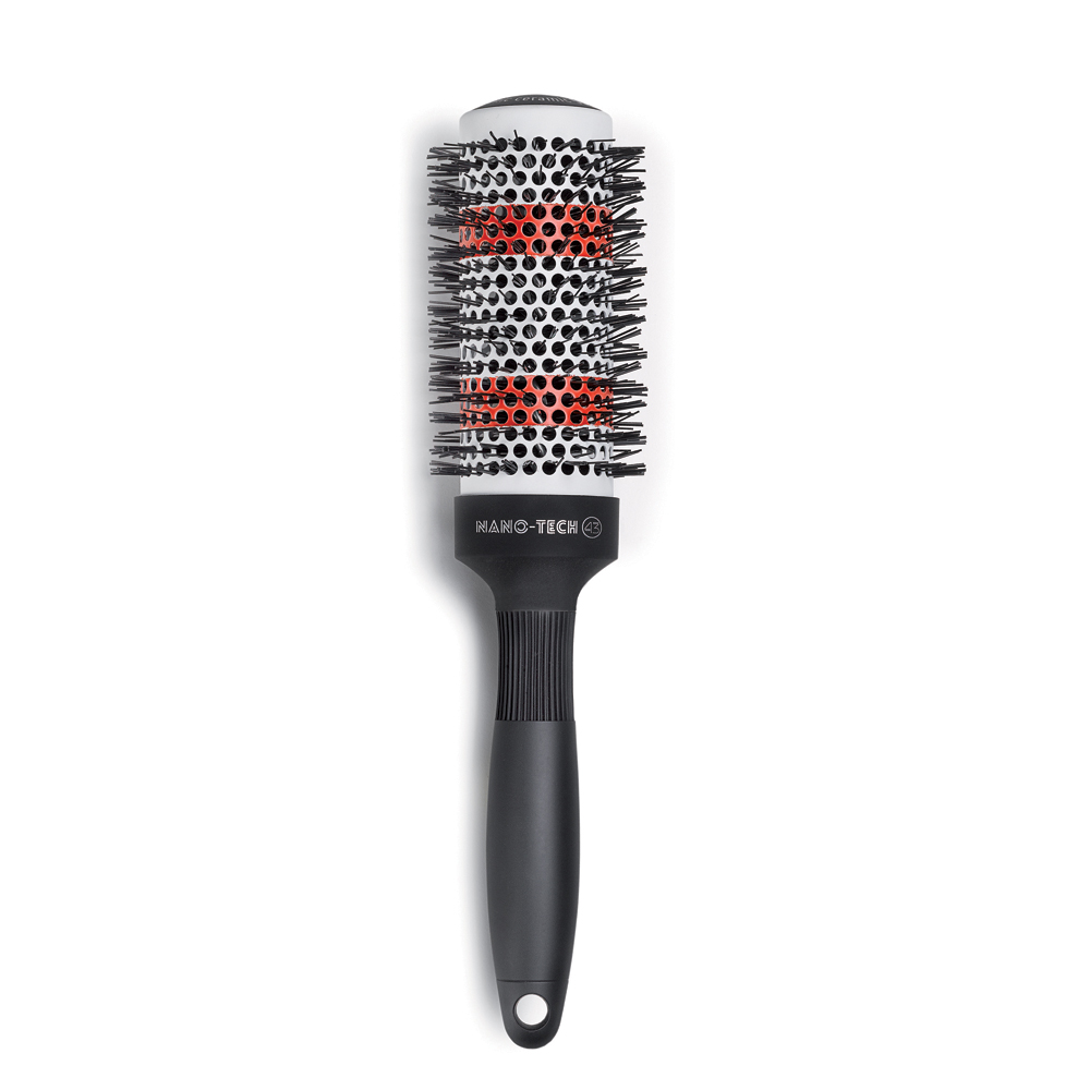 Kiepe Brush Thermal Nano Tech Ceramic Ionic 43 - брашинг "NANO-TECH", антистатик, антибактериальный, с индикатором нагрева, 43 мм.