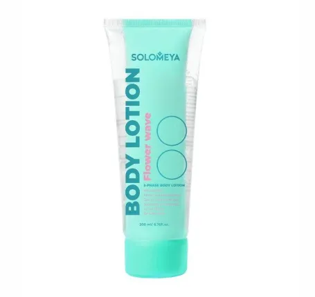 Solomeya Dual-phase Body lotion Flower wave / Двойной Лосьон для тела Цветочная волна, 200 мл